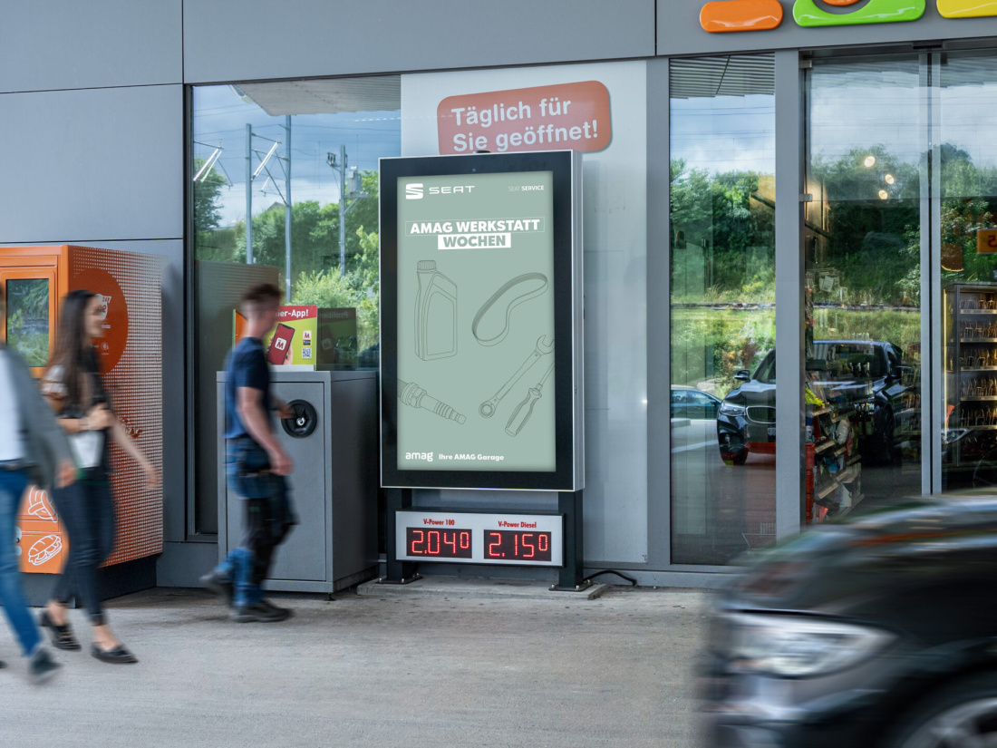 Zurück zum Service: Wie Livesystems und AMAG Retail mit DOOH messbare Erfolge für die Werkstattwochen erzielten